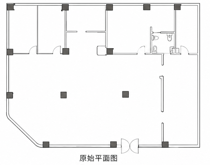 清补凉甜品店原始平面图